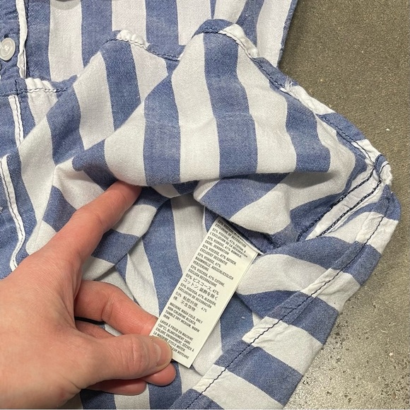 Vintage Hollister Striped Long Sleeve Button Up Y2K - Picture 8 of 8